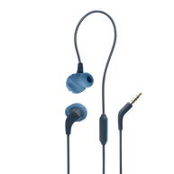 JBL Endurance Run 2 Wired - Blue - Waterproof Wired Sports In-Ear Headphones - Hero